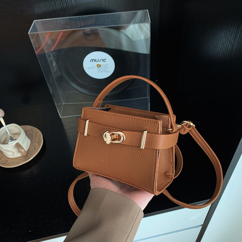 Women's Simple Decorative Texture Light Luxury Solid Color Women's Shoulder Bag