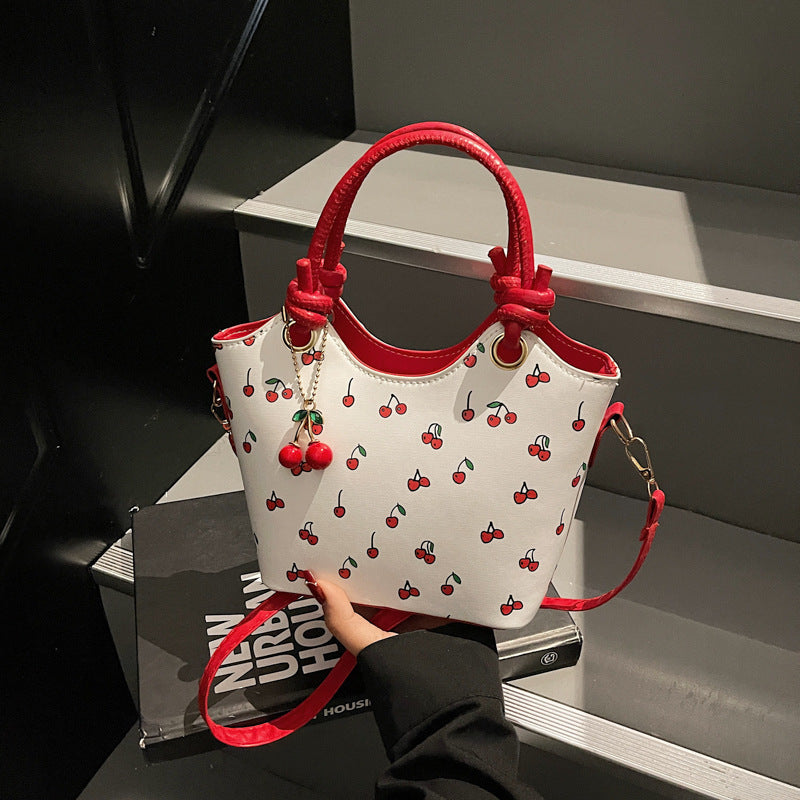 Trendy Girly Fashion Commuting Cute Pendant Large Handbags