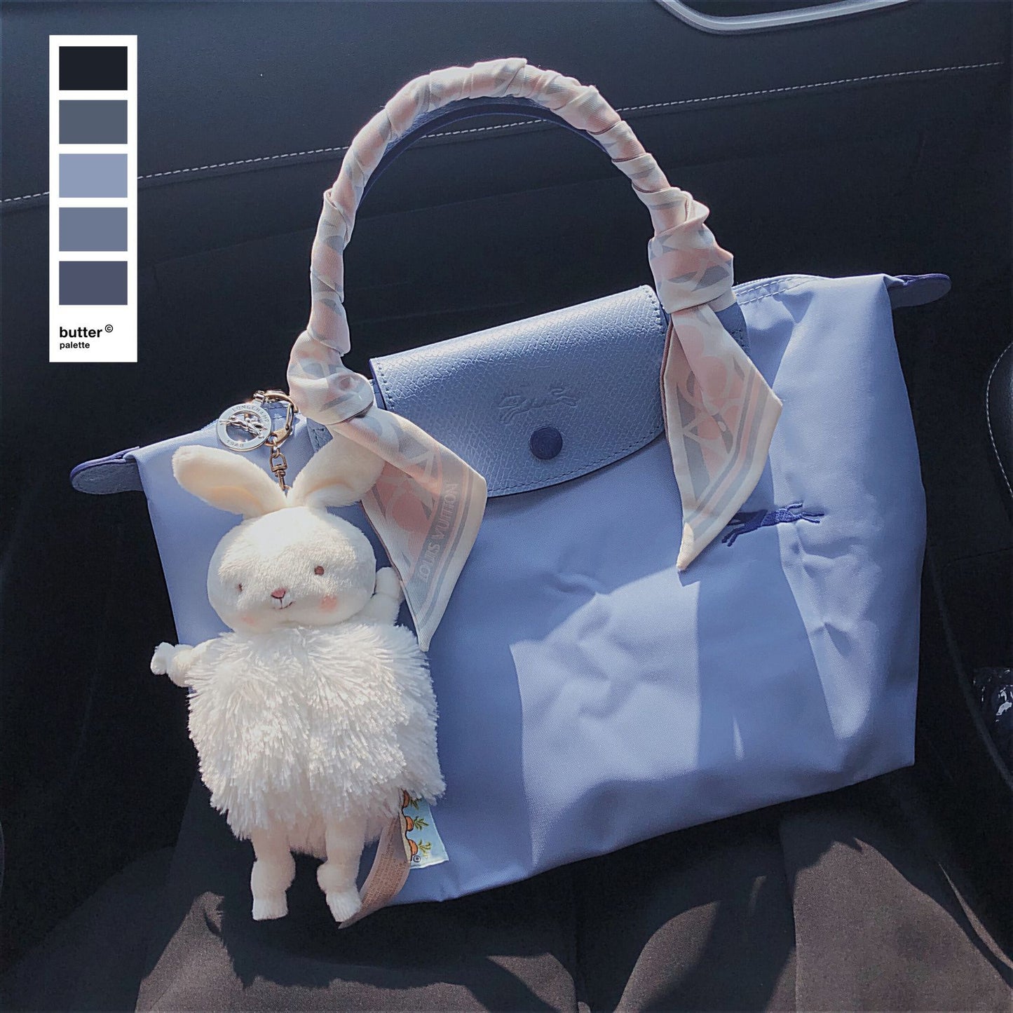 Women's Nylon Dumpling Embroidered Large Capacity Totes Shoulder Bags