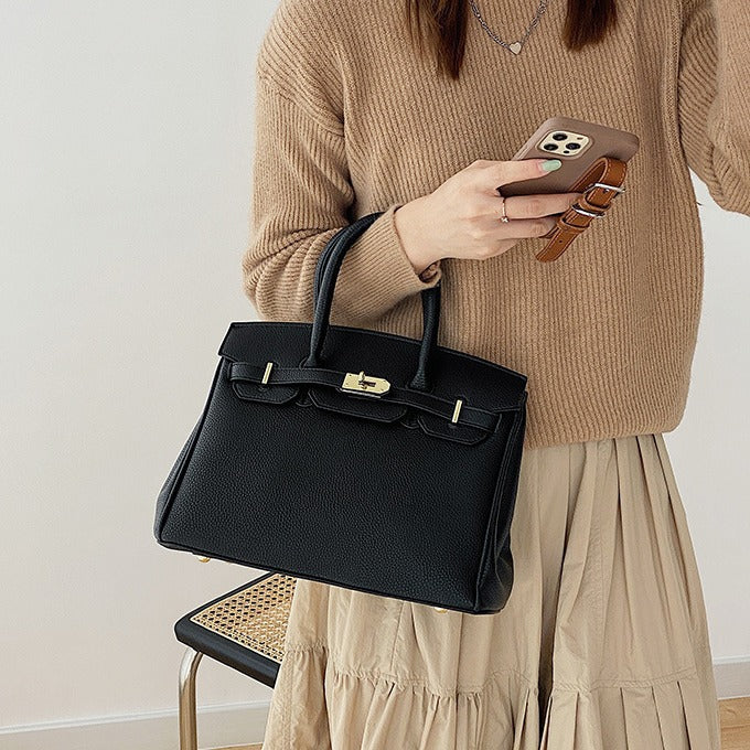 Women's Large Capacity Portable Kelly Light Luxury Handbags