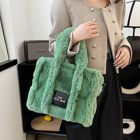 Women's Summer Plush Portable Retro Popular Western Bags