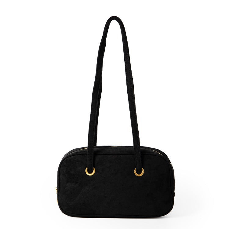 Design Suede Retro Easy Matching High Shoulder Bags