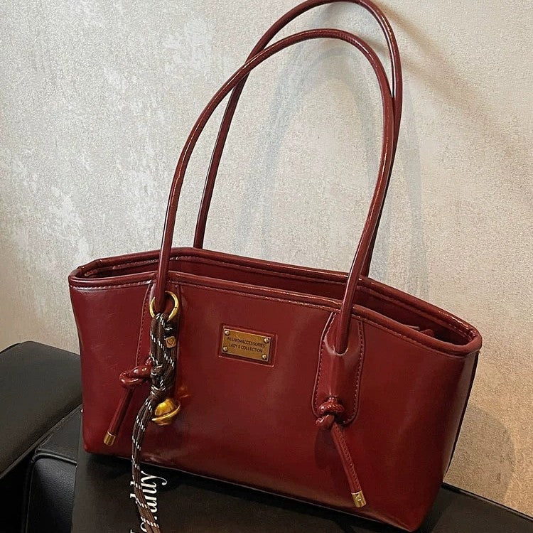 Women's French Retro Underarm Winter Fashion Versatile Large Capacity Shoulder Bags