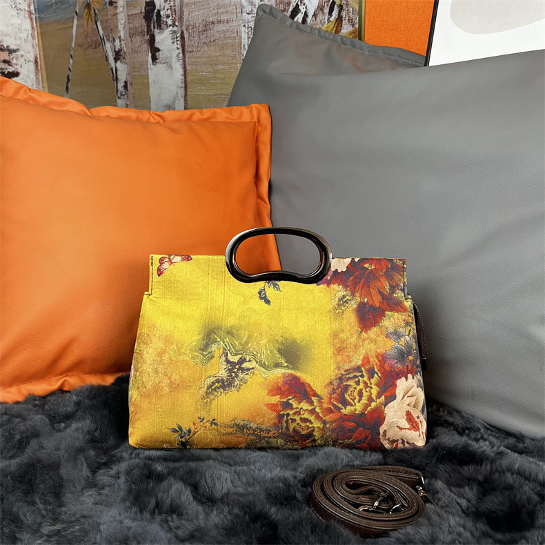 Women's Antique Cheongsam Matching Elegant Yarn Chinese Style Bags