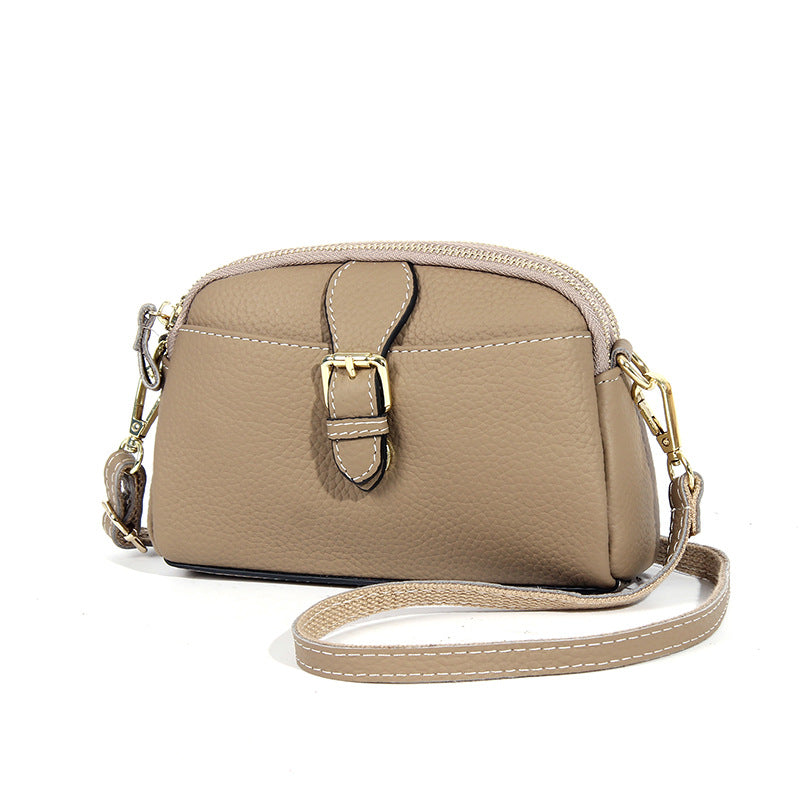 Women's First Layer Cowhide Summer Large Capacity Crossbody Bags