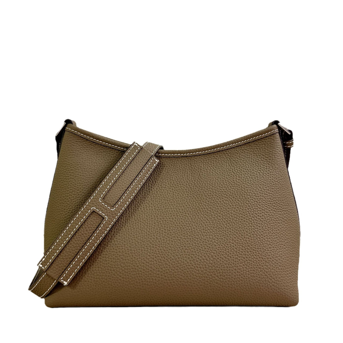 Women's First Layer Cowhide Underarm Fashionable Simple Bags