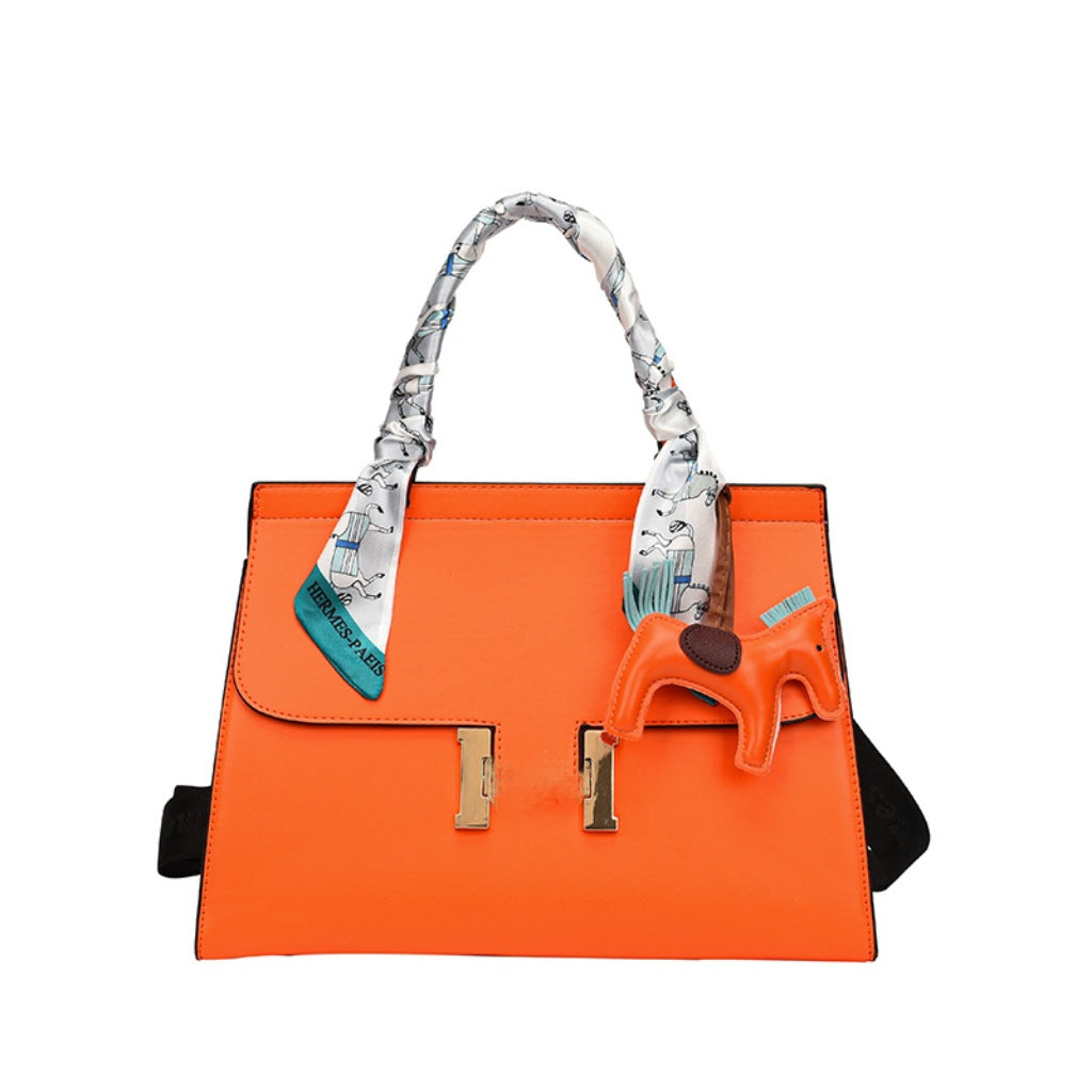 Women's Sense Constance Color Matching Big Fashion Handbags