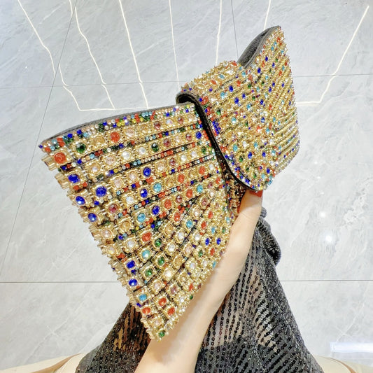 Retro High-grade Clutch Full Diamond Dinner Tote Bags