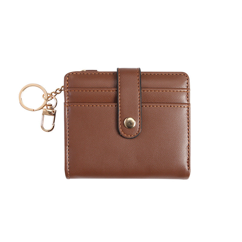 Women's Simple Short Three-fold Zero Fashion Ladies Wallet