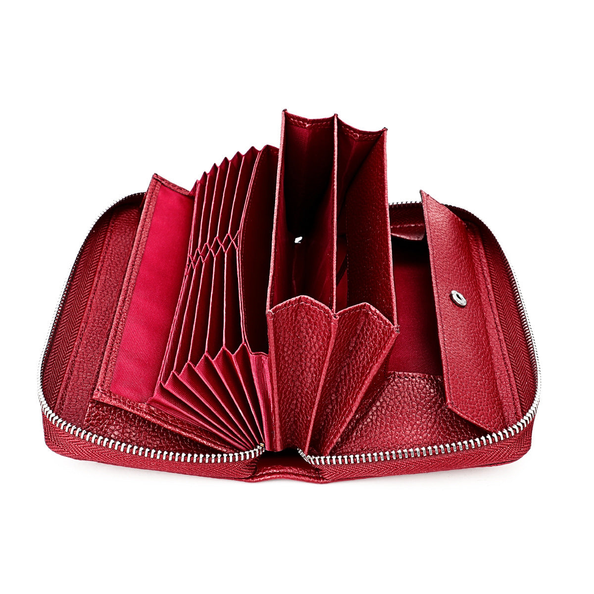 Women's & Men's & Fashion Organ Clutch Zipper Change Ladies Wallets