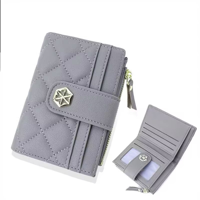 Women's Korean Style Multiple Slots Hasp Zipper Fashion Ladies Wallet
