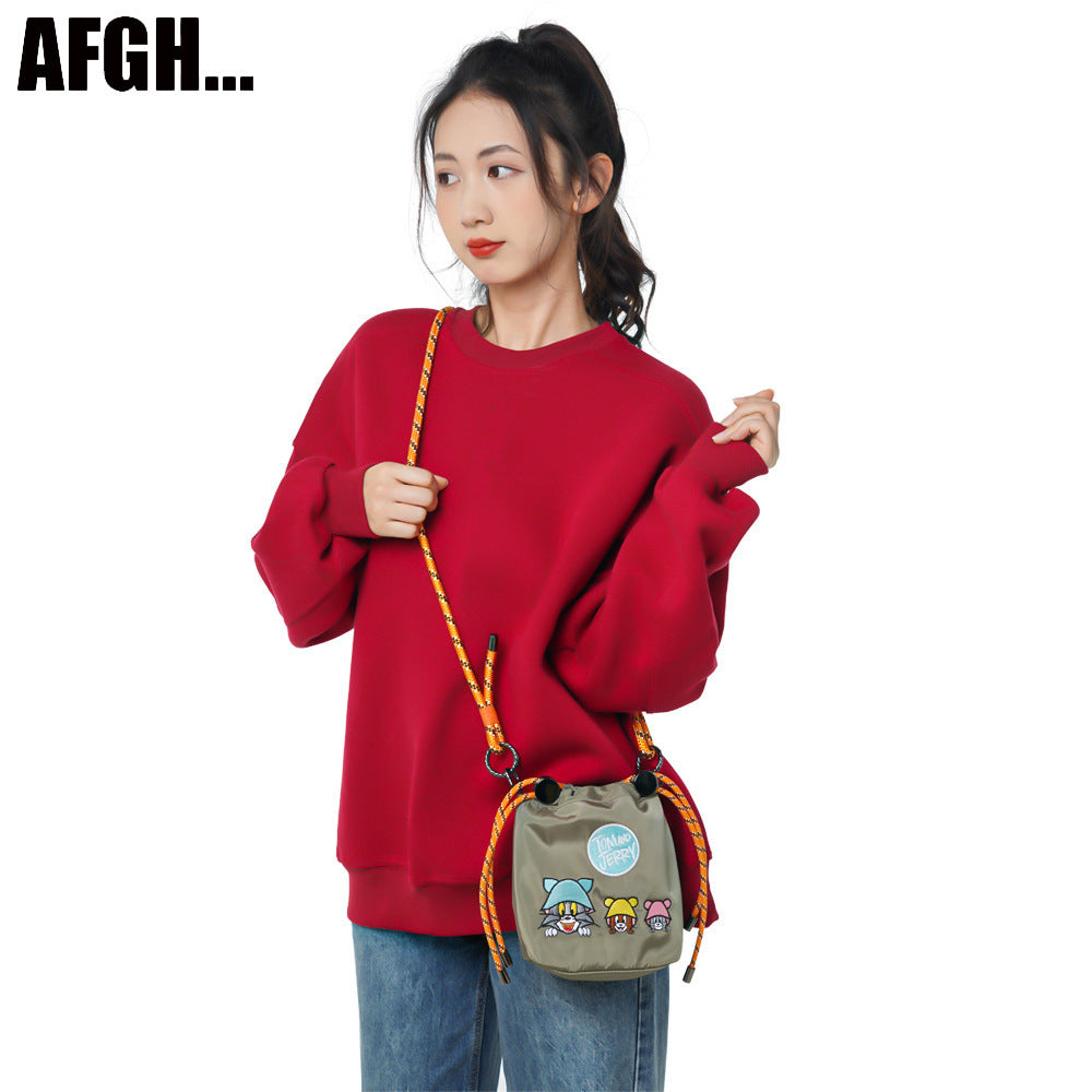 Warner Authorized Cat Mouse Embroidery Cartoon Bags