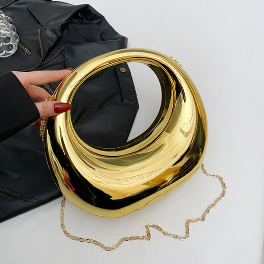 Women's Solid Color Large Western Style Dinner Bags
