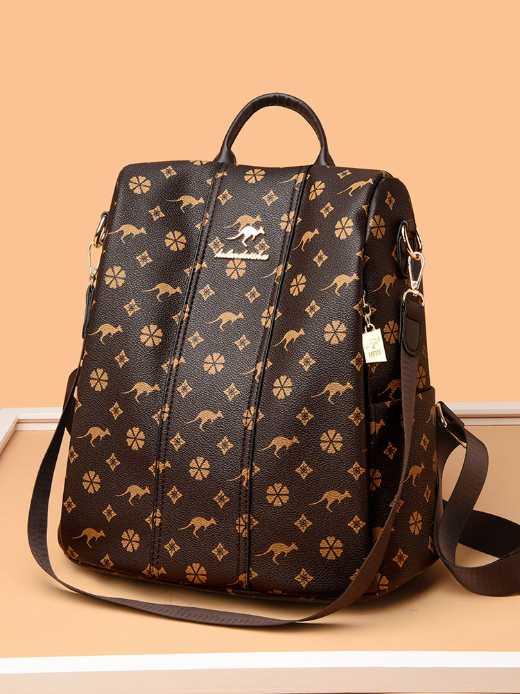 Women's Fashion Lady Mom Printed Leisure Backpacks