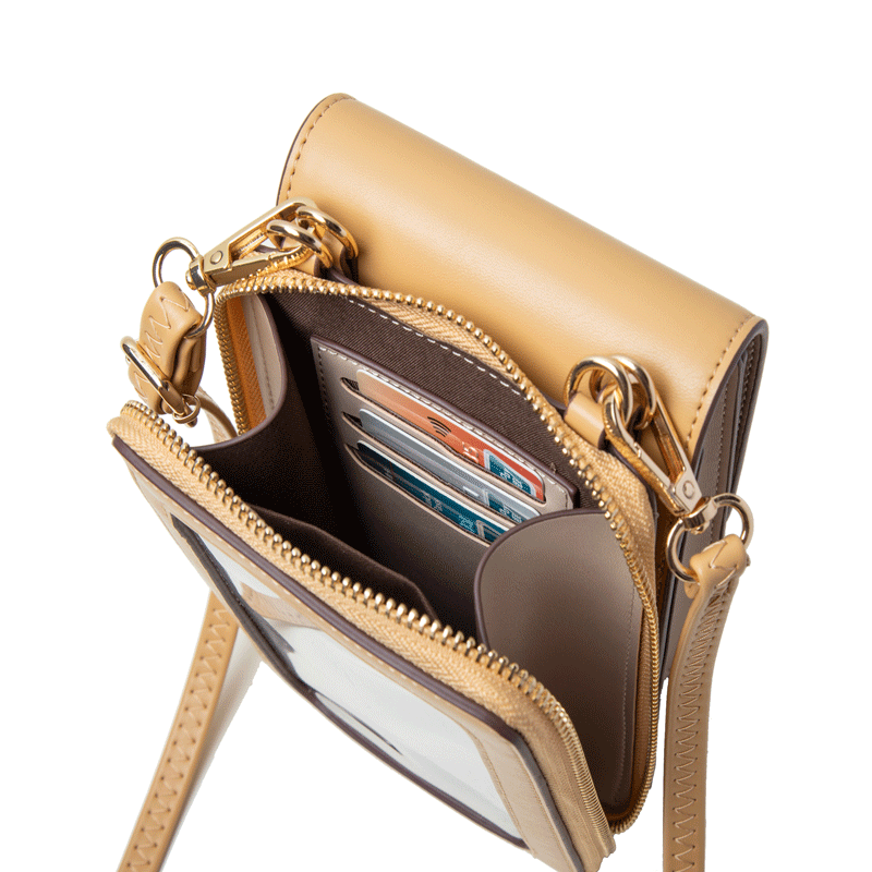 Screen Version Simple Solid Color Large Phone Bags