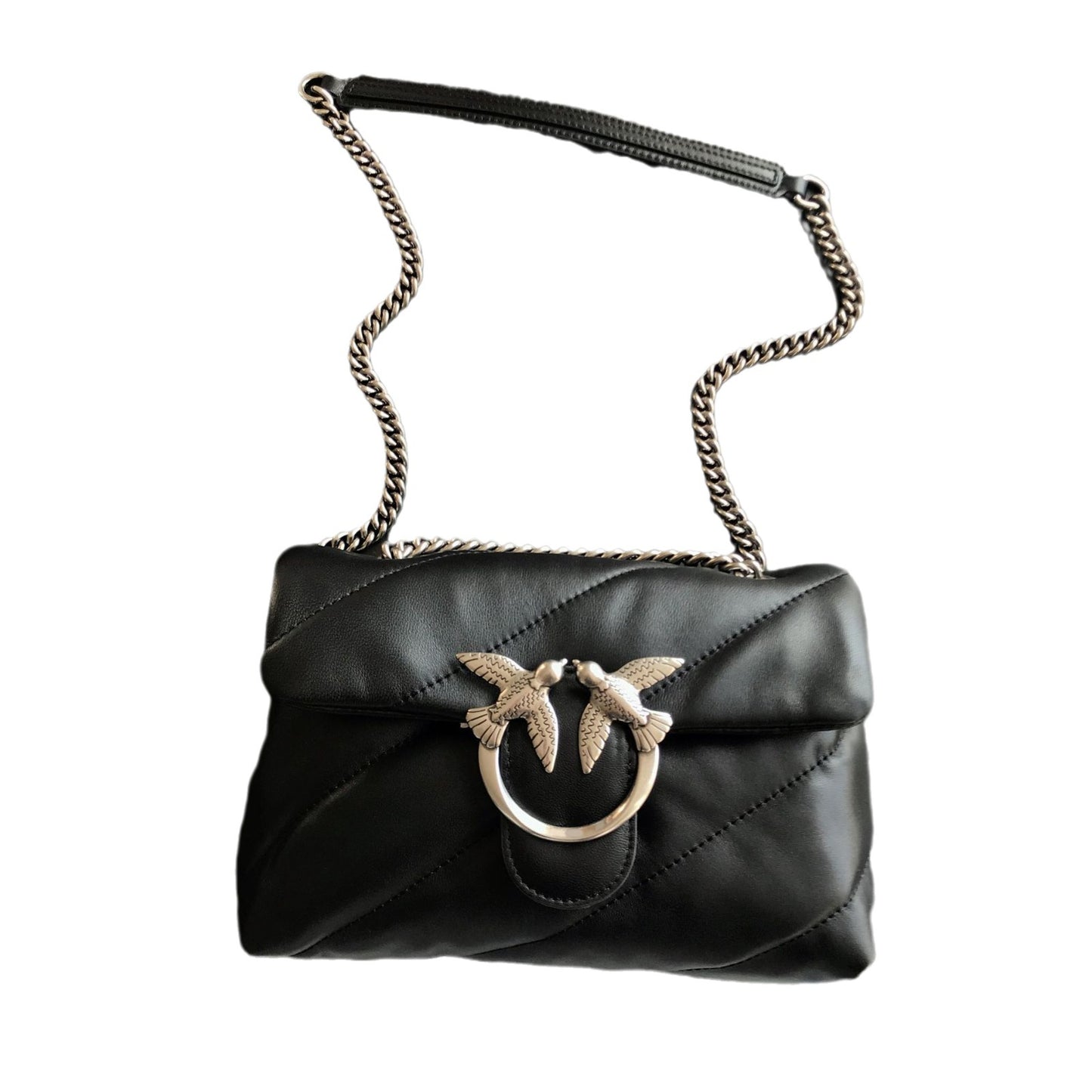 Women's High Quality Sheepskin Puff Pillow Chain Shoulder Bags