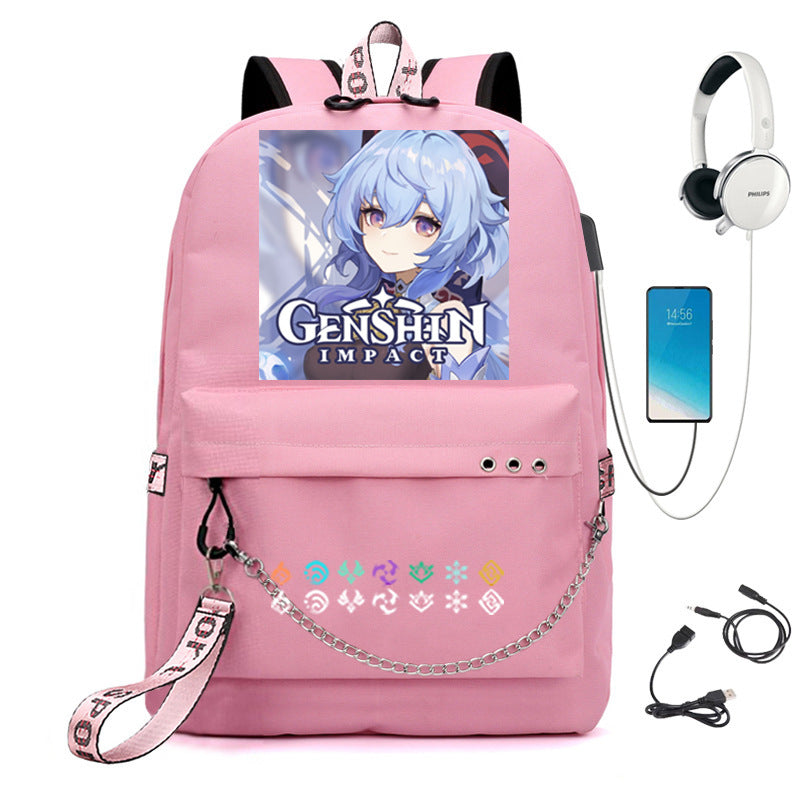 Popular Slouchy Pretty Creative Iron Chain Backpacks