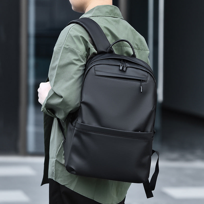 Derm Computer Waterproof Leisure Solid Color Backpacks