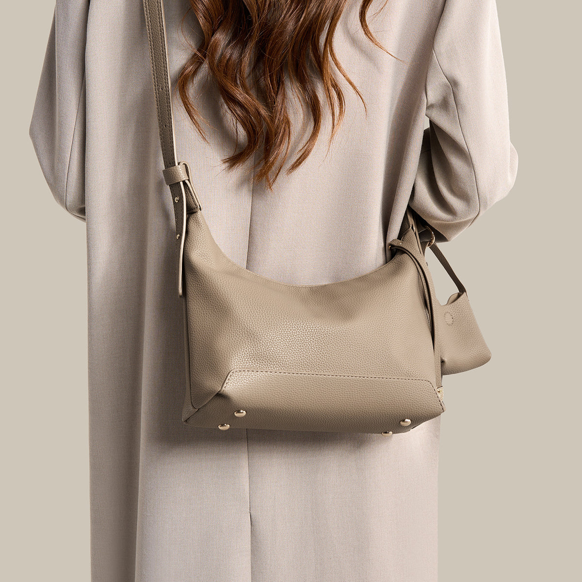 Carrying Trendy Underarm Advanced Sensor Dumpling Large Women's Handbag
