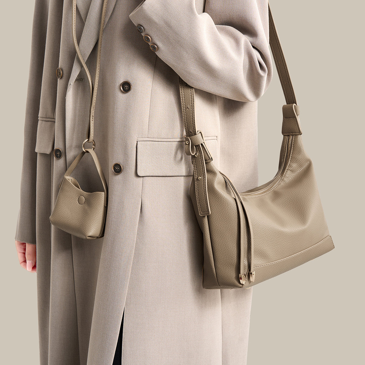 Carrying Trendy Underarm Advanced Sensor Dumpling Large Women's Handbag