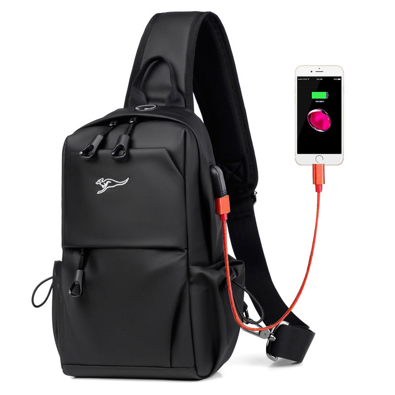 Men's Creative Kangaroo Fashion Rand One Men's Chest Bags