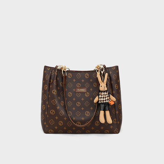 Versatile Women's High-grade Large Capacity Commuting Shoulder Bags