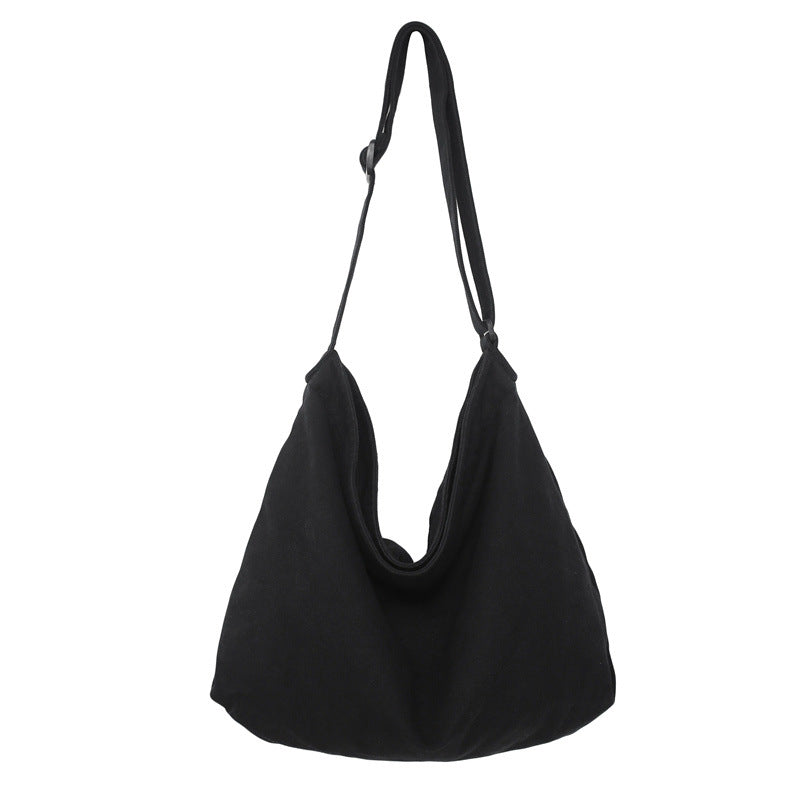 Simple Comfortable Literary Washed Canvas Leisure Women's Messenger Bag