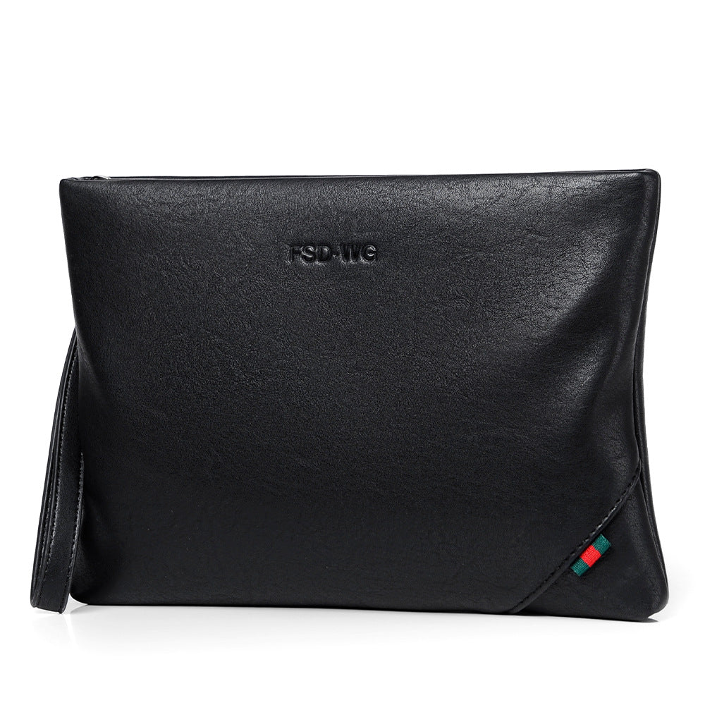 Men's Embossed Clutch Business Large Capacity Envelope Handbags
