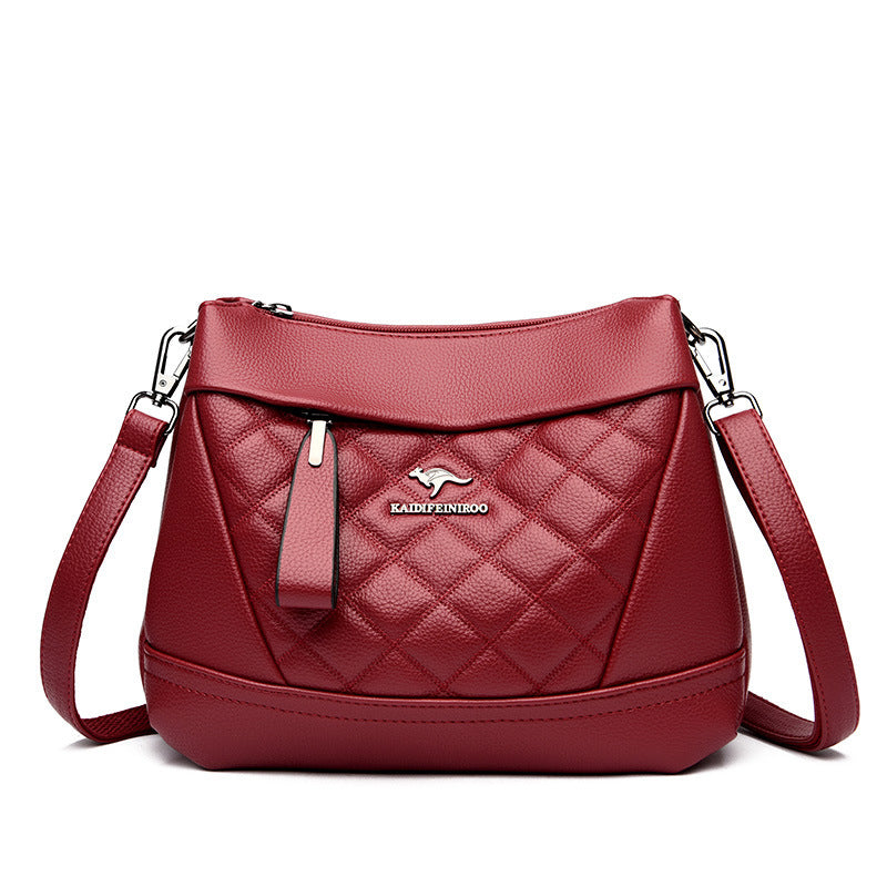 Women's Attractive Female Lady Embroidery Line Shoulder Bags