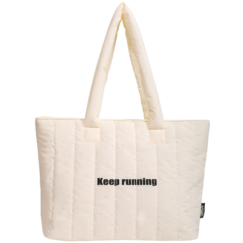 Women's Fashion Commuter Large Capacity Down Soft Shoulder Bags