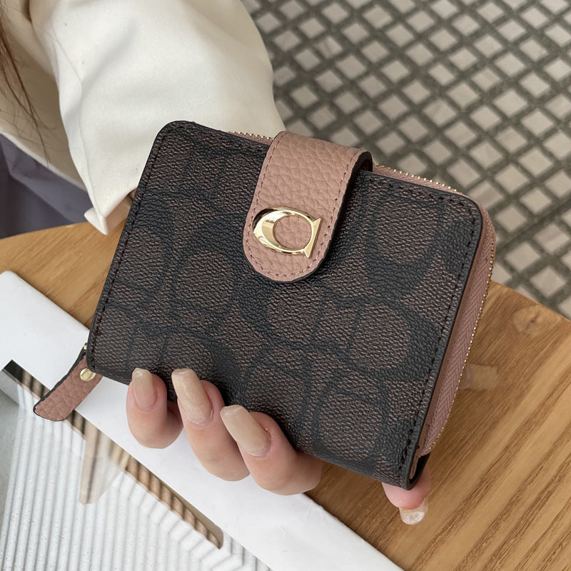 Women's Leather Short Fashion Versatile High-grade Cowhide Ladies Wallet