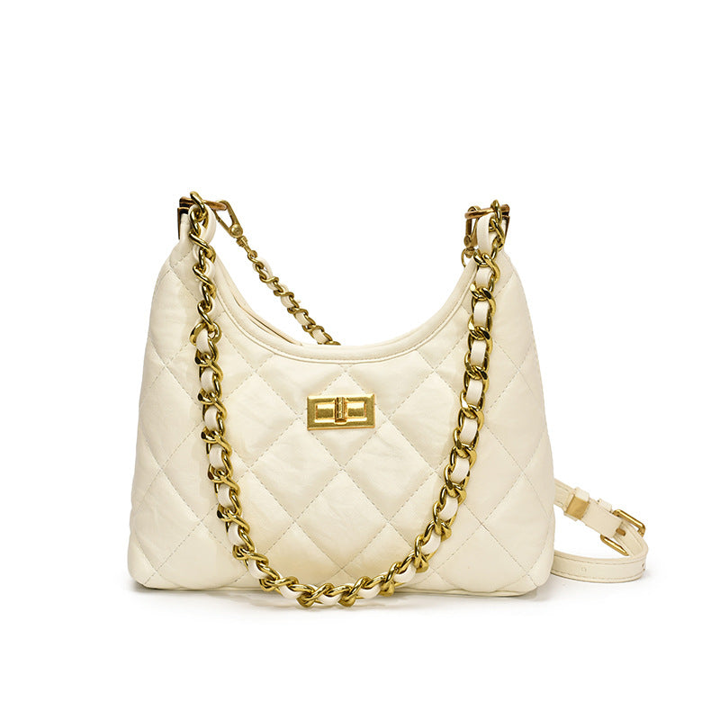 Women's Design Fashion Diamond Style Chain Commuter Armpit Bags