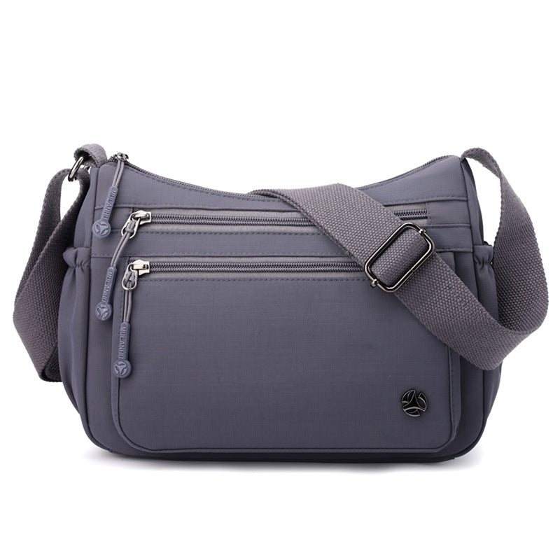 Fashion Mom Nylon Cloth Simple Lightweight Zipper Large Bags
