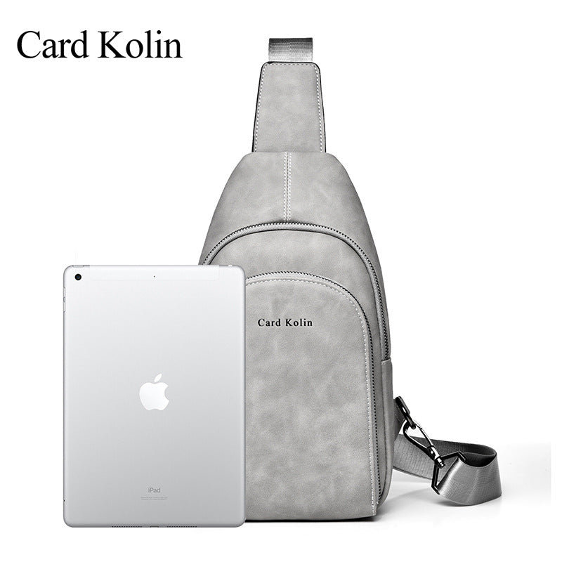 Men's Popular Texture Commute Minimalist Fashion Men's Chest Bags