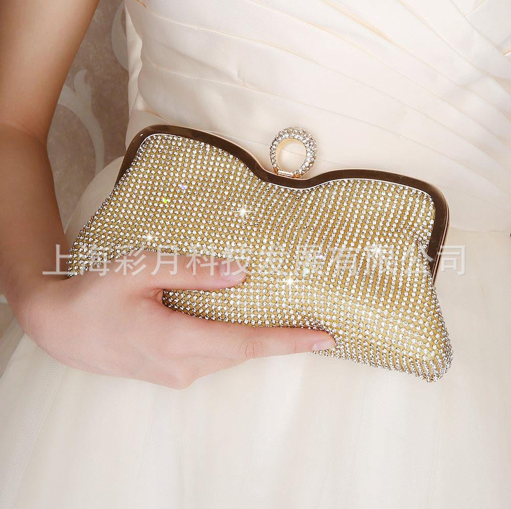 Gorgeous Switch Solid Color Metal Hollow Net Bags