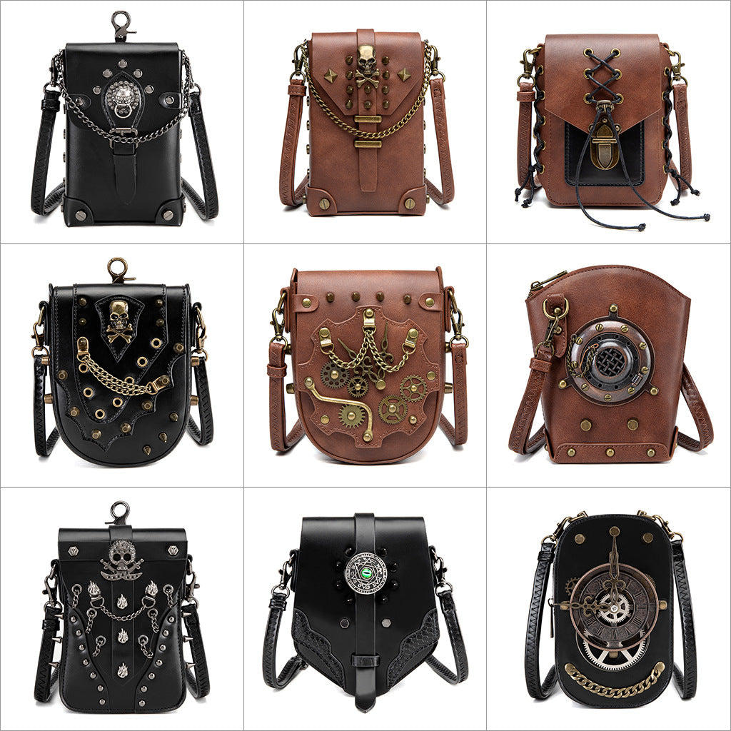 Popular Women's Punk Retro Style Change Bags