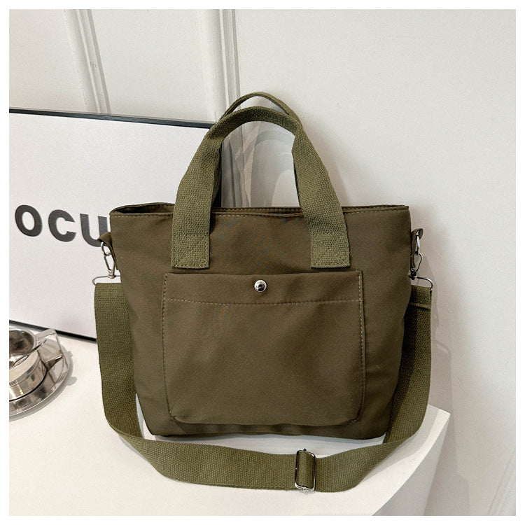 Women's Spring Fashion Simple Western Style Nylon Cloth Commuter Women's Shoulder Bag