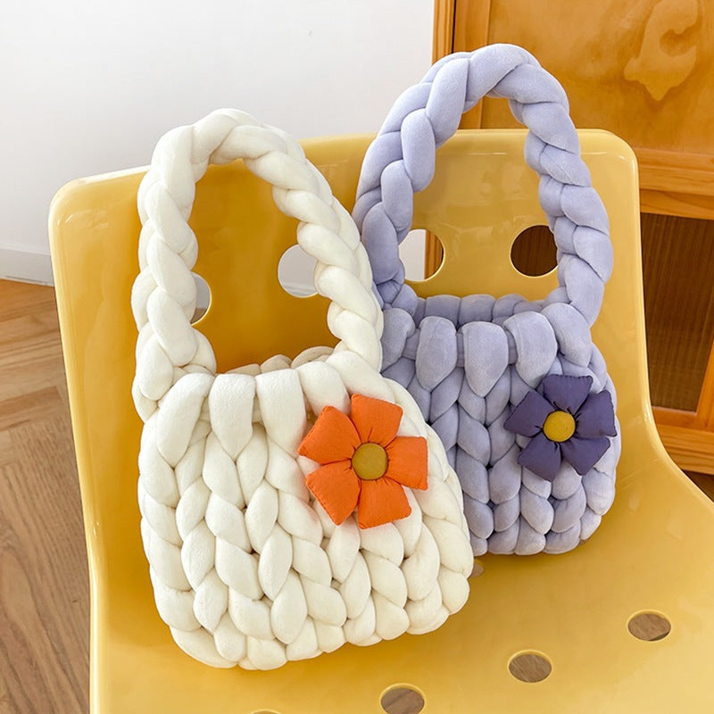 Homemade Iceland Wool Flower Underarm Free Girlfriend Gift Bags