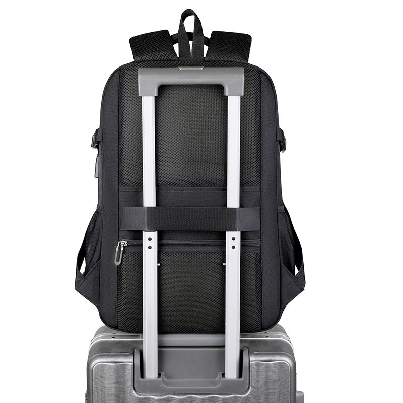 Men's Trendy Business Printed Large Capacity Backpacks