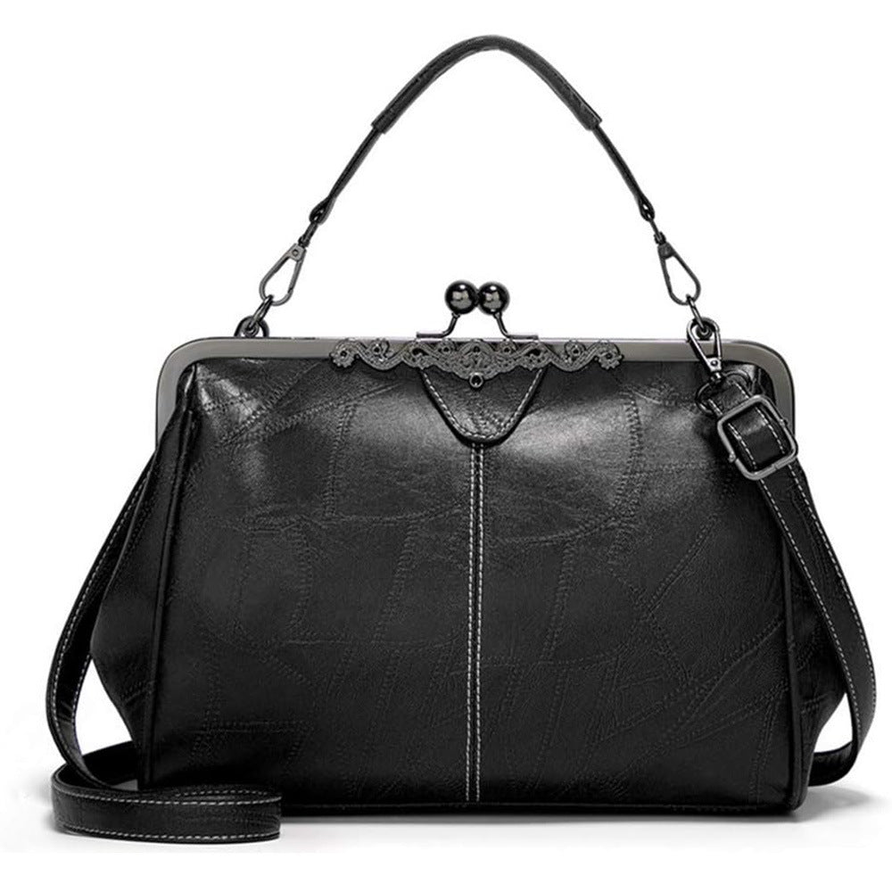 Women's Fashion Clip British Retro Big Women's Messenger Bag