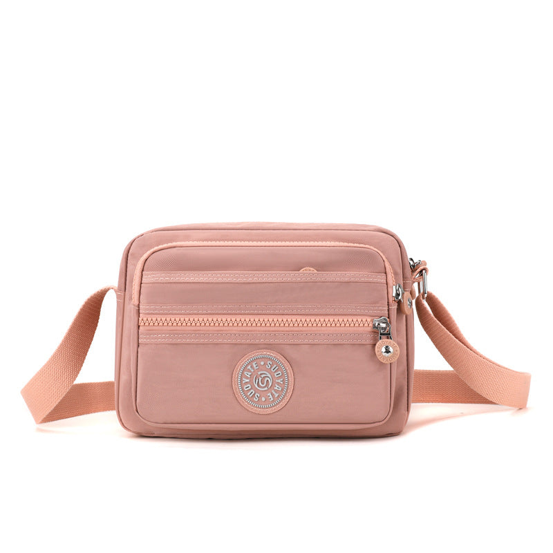 Fashion Neutral Waterproof Nylon Zipper For Women's Messenger Bag