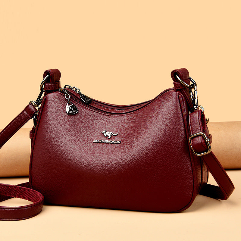 Women's Kangaroo Dumpling Pillow One Mom Fashion Crossbody Bags