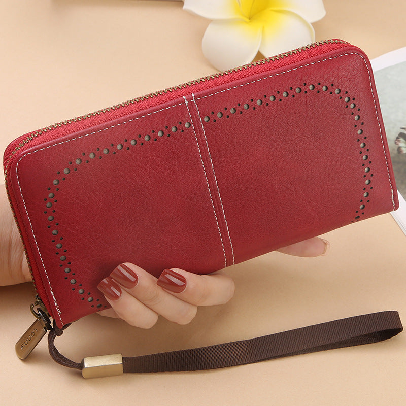Women's & Men's Swiping Long Korean Large Capacity Mobile Ladies Wallet