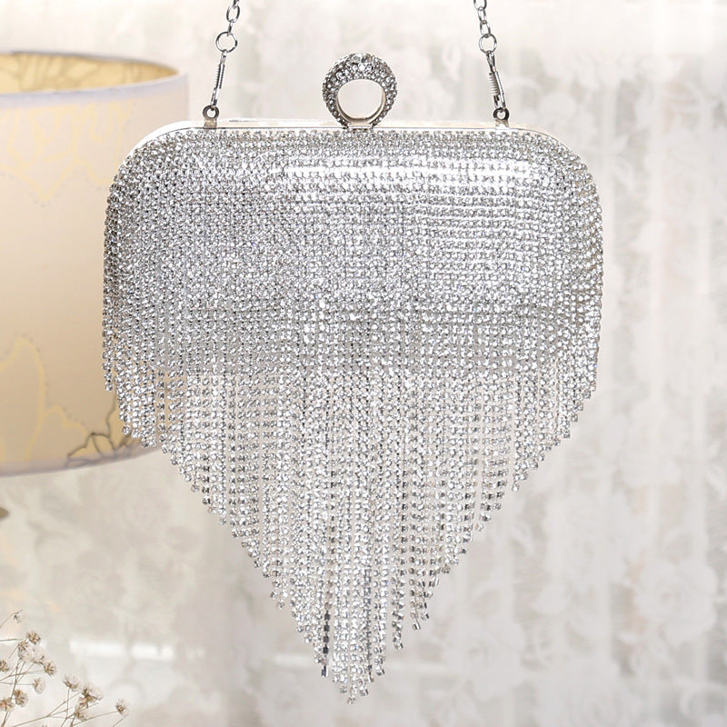 Rhinestone Dress Banquet Clutch Diamond Elegant Evening Bags