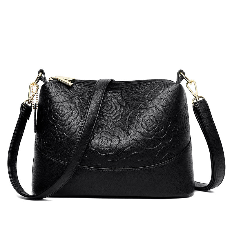 Women's Large Capacity Underarm Fashion Soft Leather Crossbody Bags