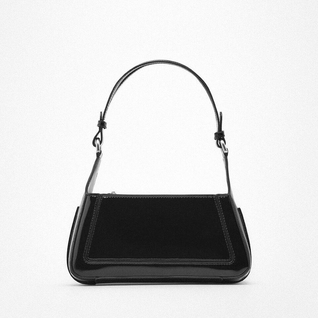 Women's Z Fashionable Black Quilted Underarm Trend Armpit Bags