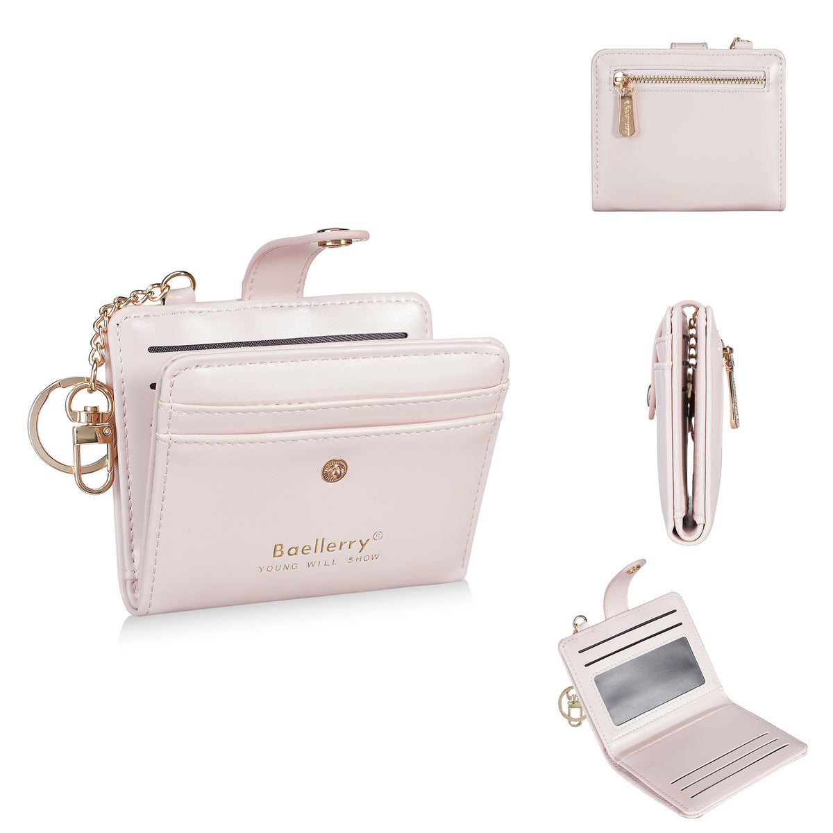 Women's Retro High-grade Short Simple Mini Cute Card Holder
