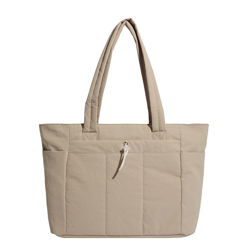 Women's Down Lazy Commuter Large Capacity Solid Color Women's Shoulder Bag