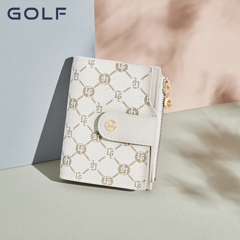 Women's Golf Short Large Capacity Printed Fashion Ladies Wallet