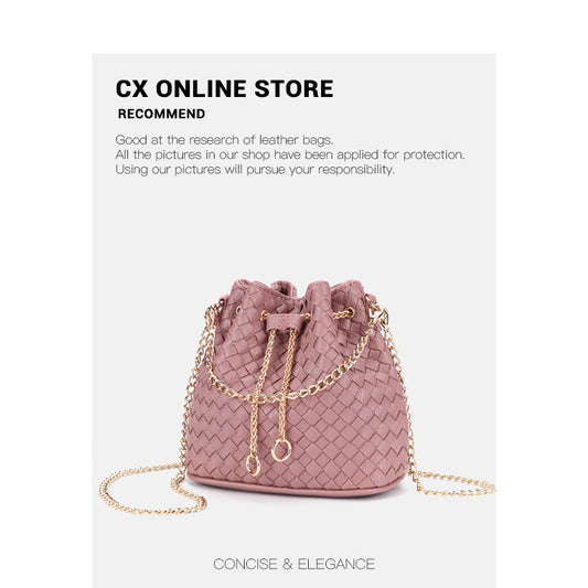 Women's Classy Korean Weaving Mini Tide Shoulder Bags